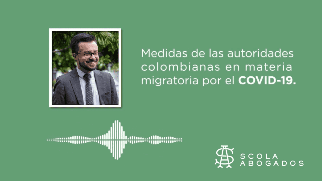 Medidas de las autoridades colombianas en materia migratoria por el COVID-19