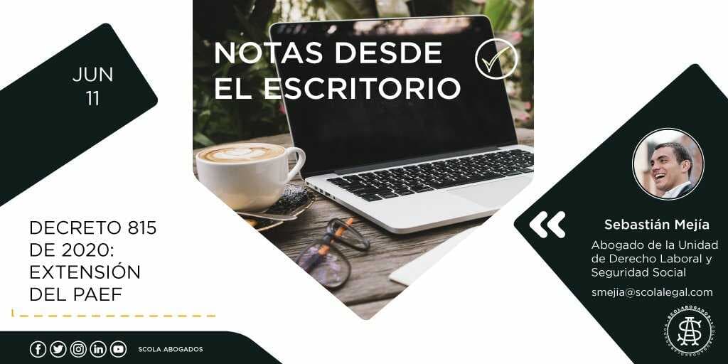 Decreto 815 de 2020 Extensión del PAEF