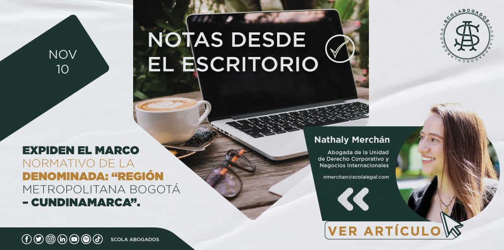 Expiden el marco normativo de la denominada: Región Metropolitana Bogotá – Cundinamarca