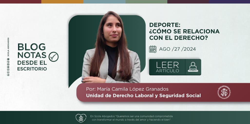 DEPORTE: ¿CÓMO SE RELACIONA CON EL DERECHO?