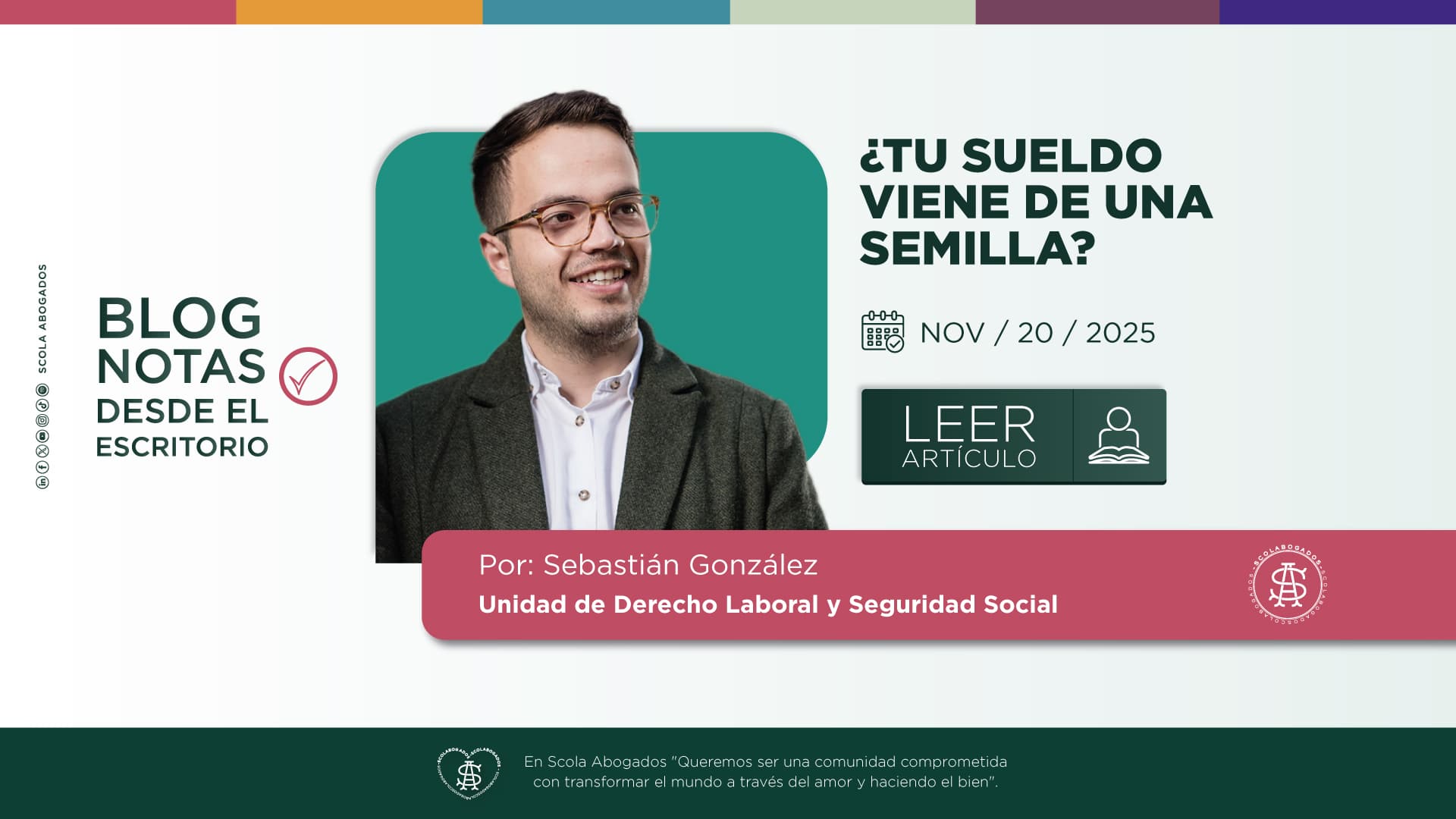 ¿TU SUELDO VIENE DE UNA SEMILLA?