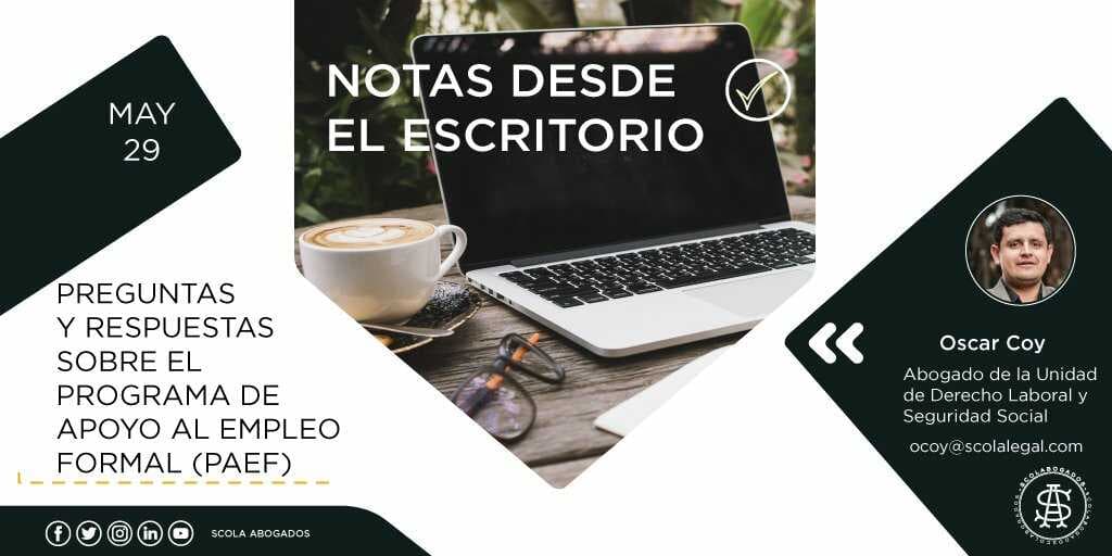 Preguntas y respuestas sobre el programa de apoyo al empleo formal (PAEF)