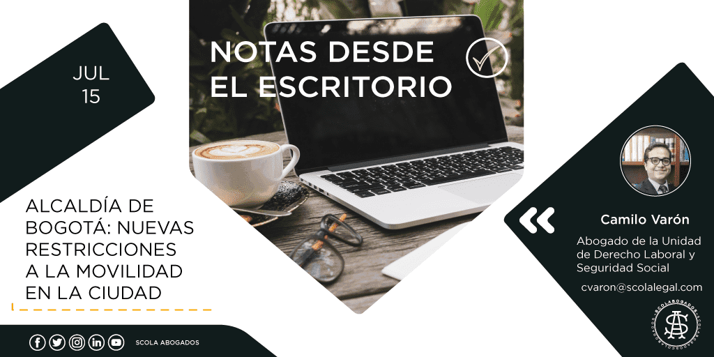 Alcaldía de Bogotá: Nuevas restricciones a la movilidad en la ciudad