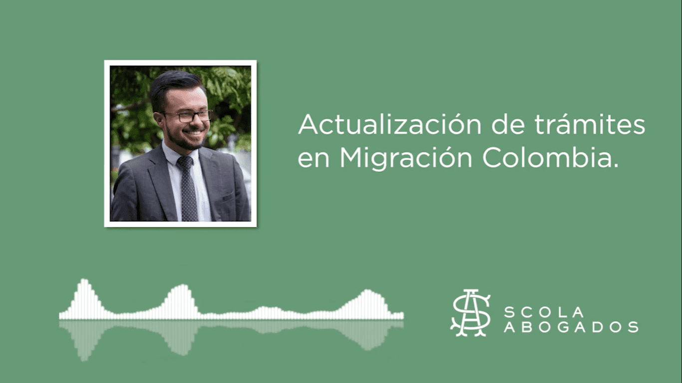 Actualización de trámites Migración Colombia