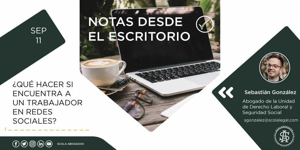 ¿Qué hacer si encuentra a un trabajador en redes sociales?