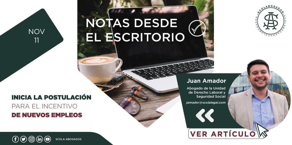 Inicia la postulación para el incentivo de nuevos empleos