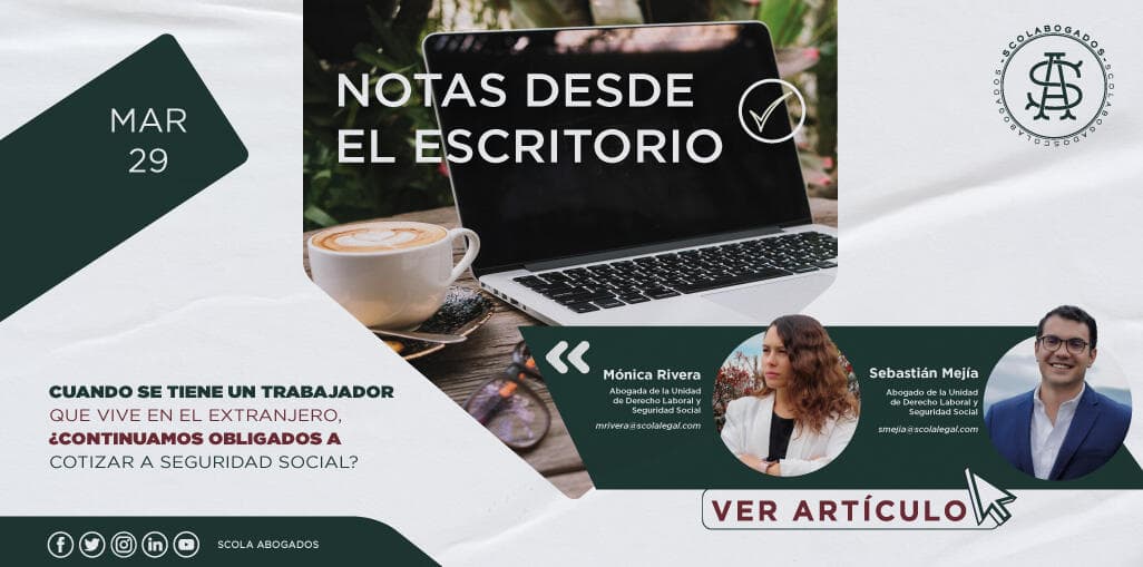 Cuando se tiene un trabajador que vive en el extranjero, ¿continuamos obligados a cotizar a Seguridad Social?