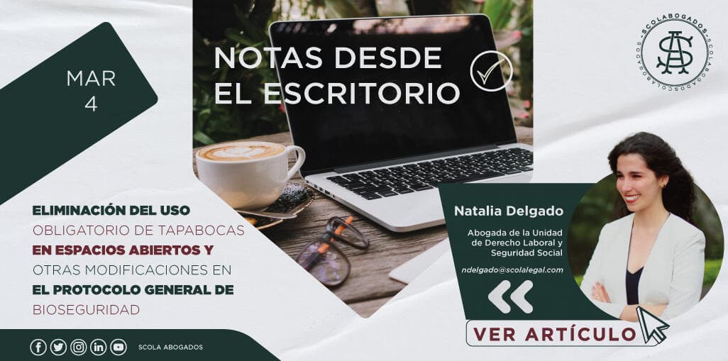 Eliminación del uso obligatorio de tapabocas en espacios abiertos y otras modificaciones en el protocolo general de bioseguridad (Resolución 350 de 2022)