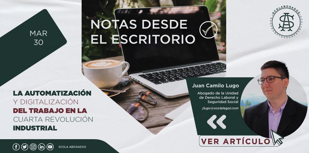 La automatización y digitalización del trabajo en la cuarta revolución industrial