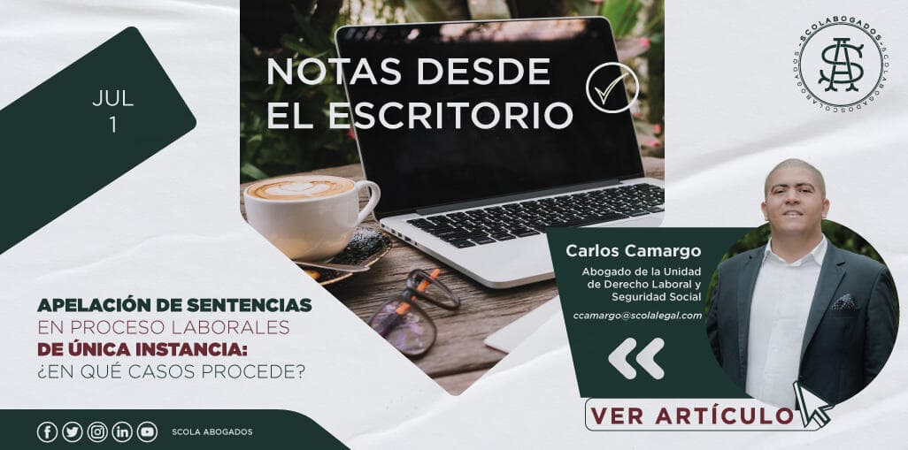 Apelación de sentencias en proceso laborales de única instancia: ¿en qué casos procede?