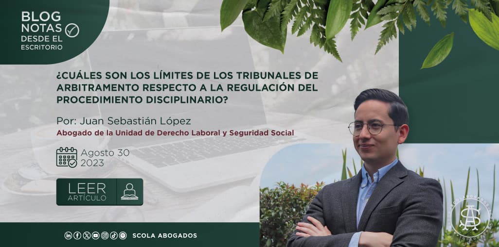 ¿CUÁLES SON LOS LÍMITES DE LOS TRIBUNALES DE ARBITRAMENTO RESPECTO A LA REGULACIÓN DEL PROCEDIMIENTO DISCIPLINARIO?