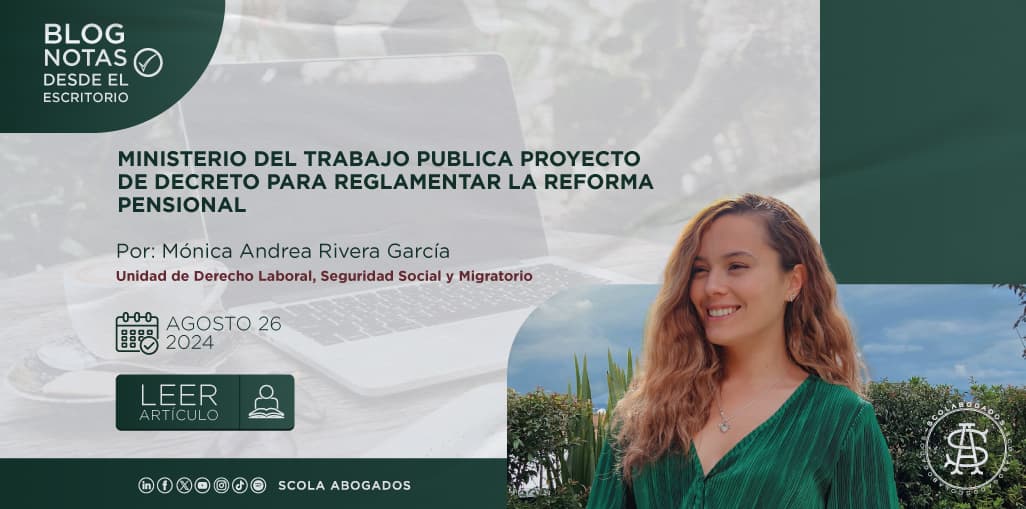 MINISTERIO DEL TRABAJO PUBLICA PROYECTO DE DECRETO PARA REGLAMENTAR LA REFORMA PENSIONAL