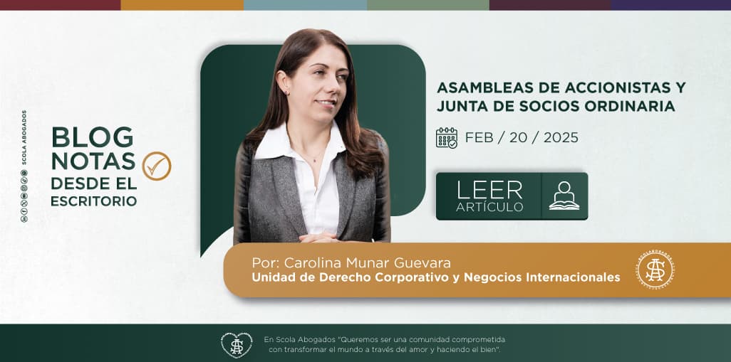 ASAMBLEAS DE ACCIONISTAS Y JUNTA DE SOCIOS ORDINARIA