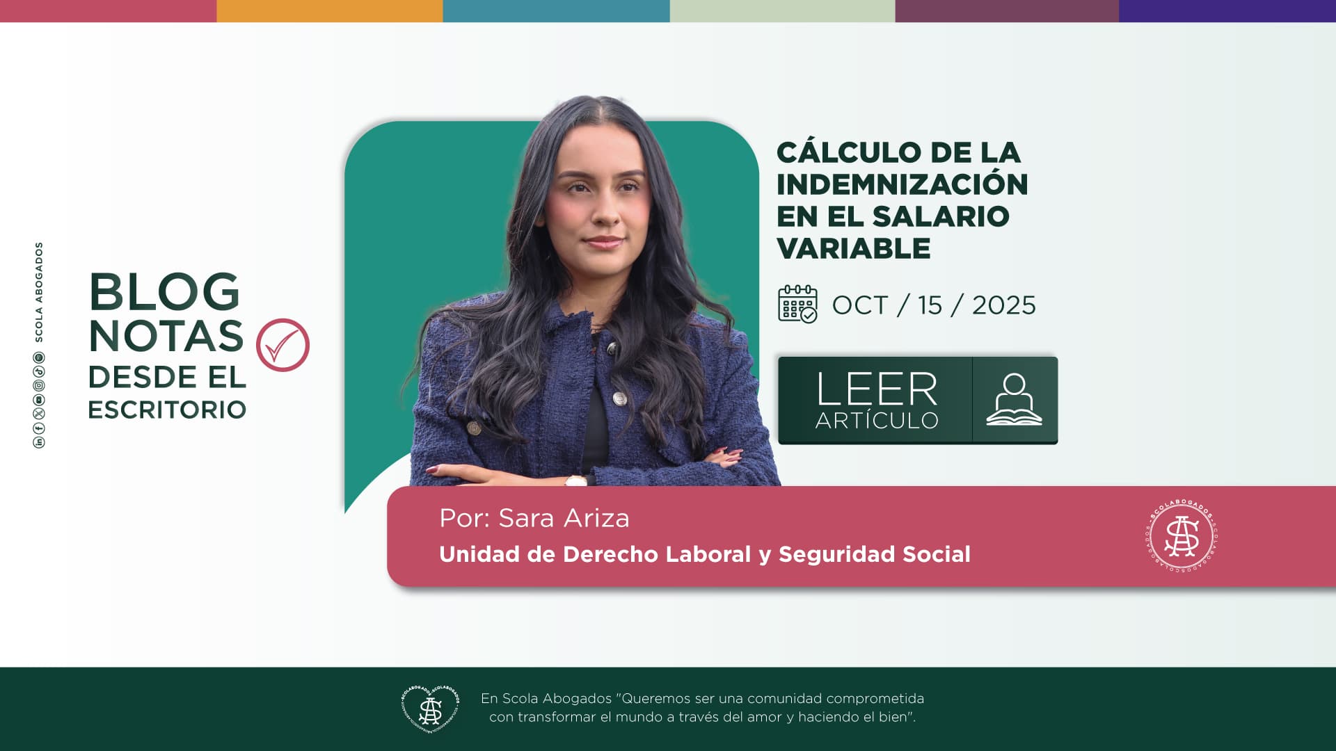 CÁLCULO DE LA INDEMNIZACIÓN EN EL SALARIO VARIABLE