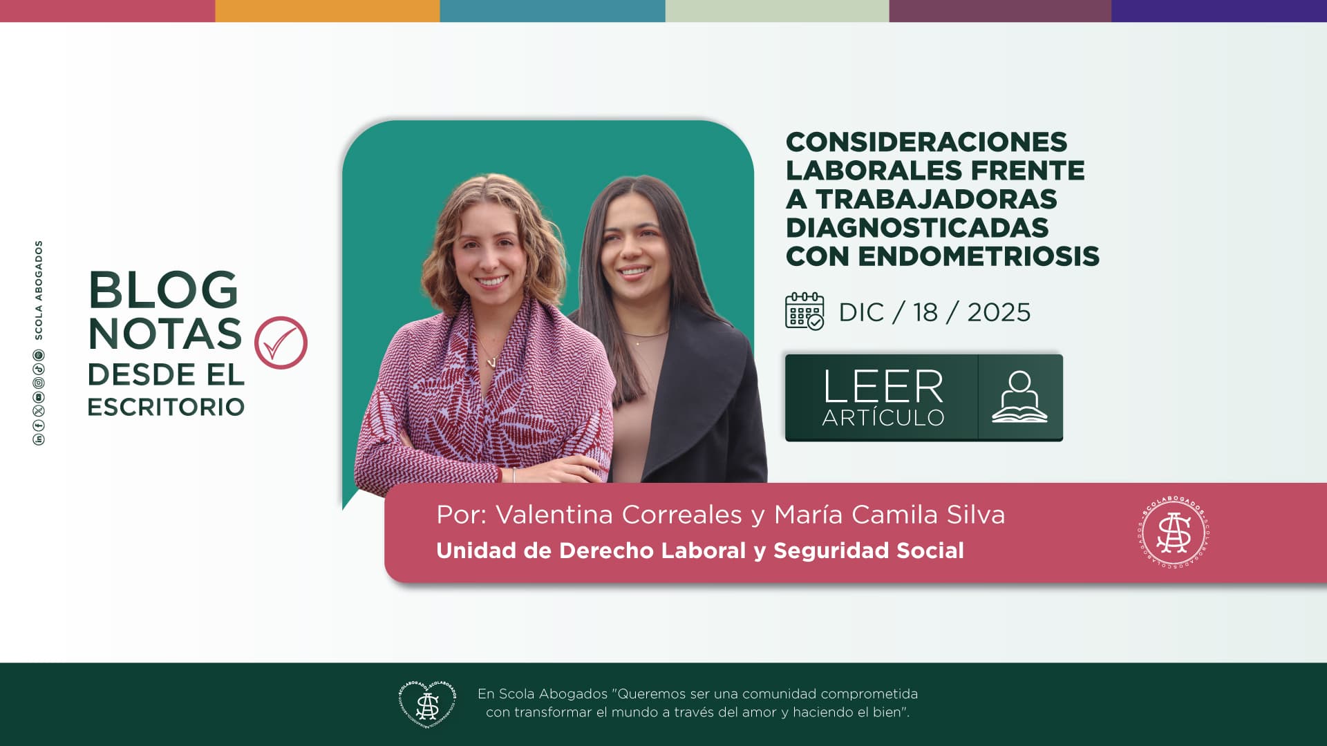 CONSIDERACIONES LABORALES FRENTE A TRABAJADORAS DIAGNOSTICADAS CON ENDOMETRIOSIS