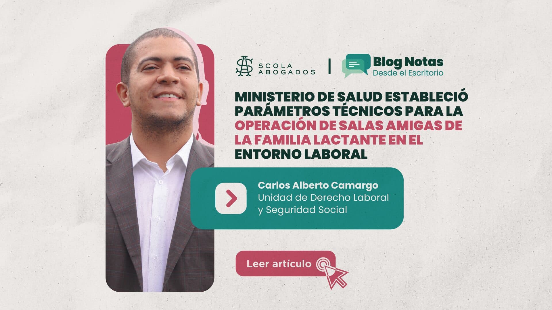 Ministerio de Salud estableció parámetros técnicos para la operación de Salas Amigas de la Familia Lactante en el Entorno Laboral