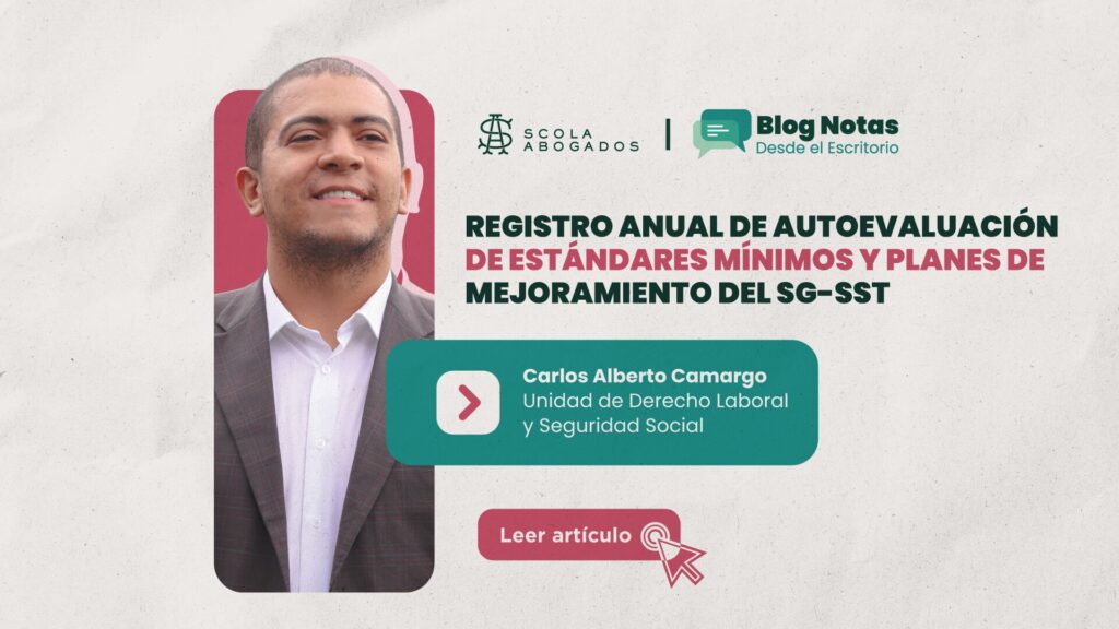 Registro anual de autoevaluacion de estandares minimos y planes de mejoramiento del sgsst